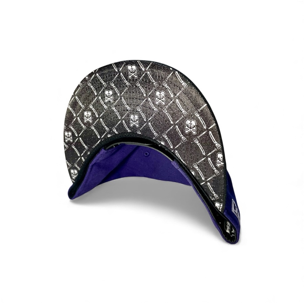 New Era 9FIFTY Tokidoki Snapback Cap Purple Hat Dual Tiger Sexy Asian Girl NWOT - Picture 5 of 7